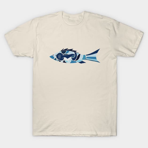 Ocean Blue T-Shirt by i2studio